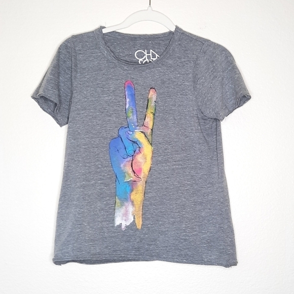Chaser Peace Sign Graphic Tee XS - Picture 1 of 5